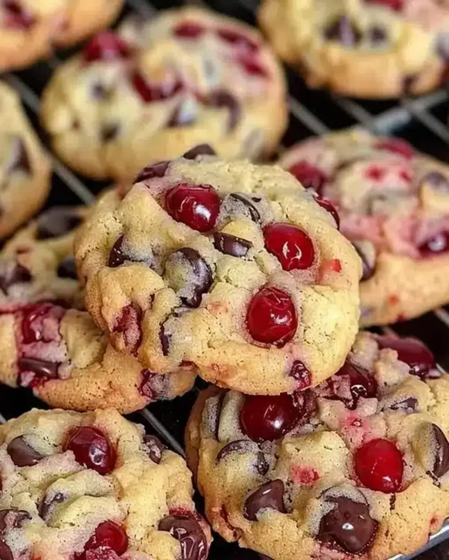 Maraschino Cherry Chocolate Chip Cookies Recipe