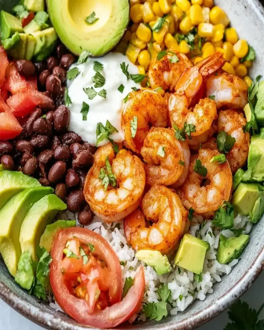 Shrimp Burrito Bowls Easy Fresh So Flavorful