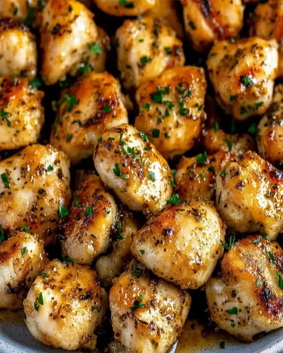 Garlic Butter Chicken Bites Easy Flavor Packed Dinner