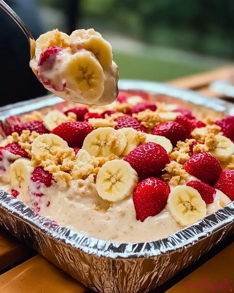 Strawberry Banana Pudding