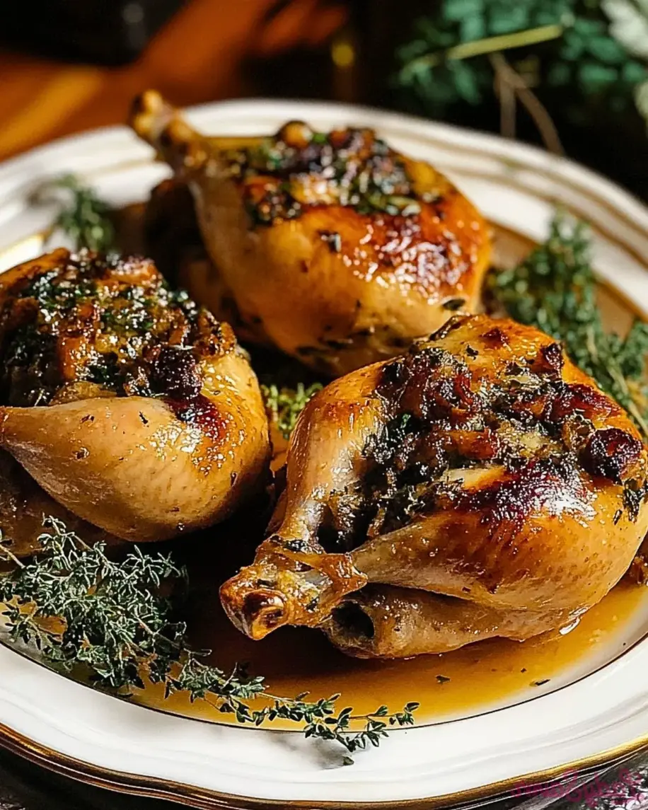 Stuffed Cornish Game Hens