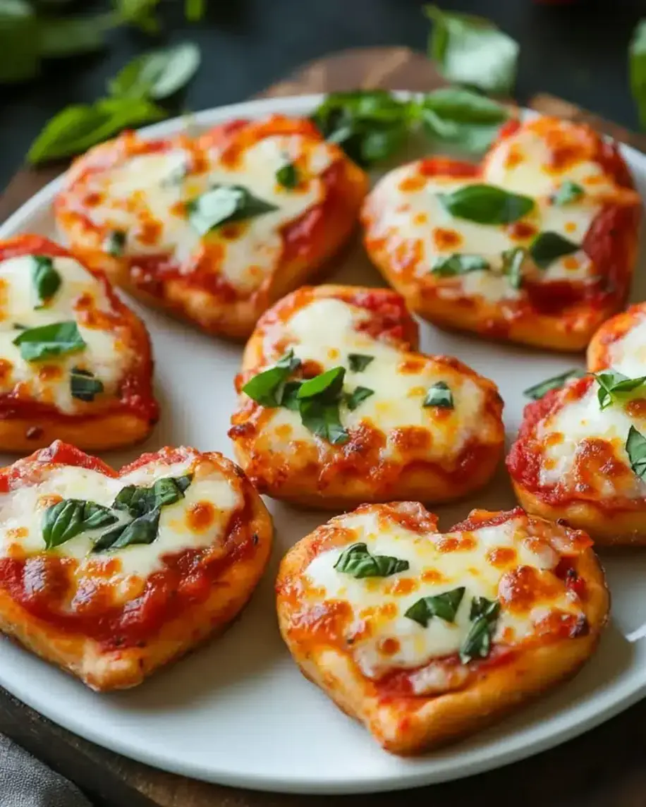 Heart Shaped Mini Pizzas The Perfect Romantic Dinner