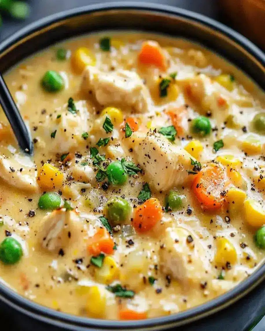 Chicken Pot Pie Soup Cozy Comfort in Every Spoonful