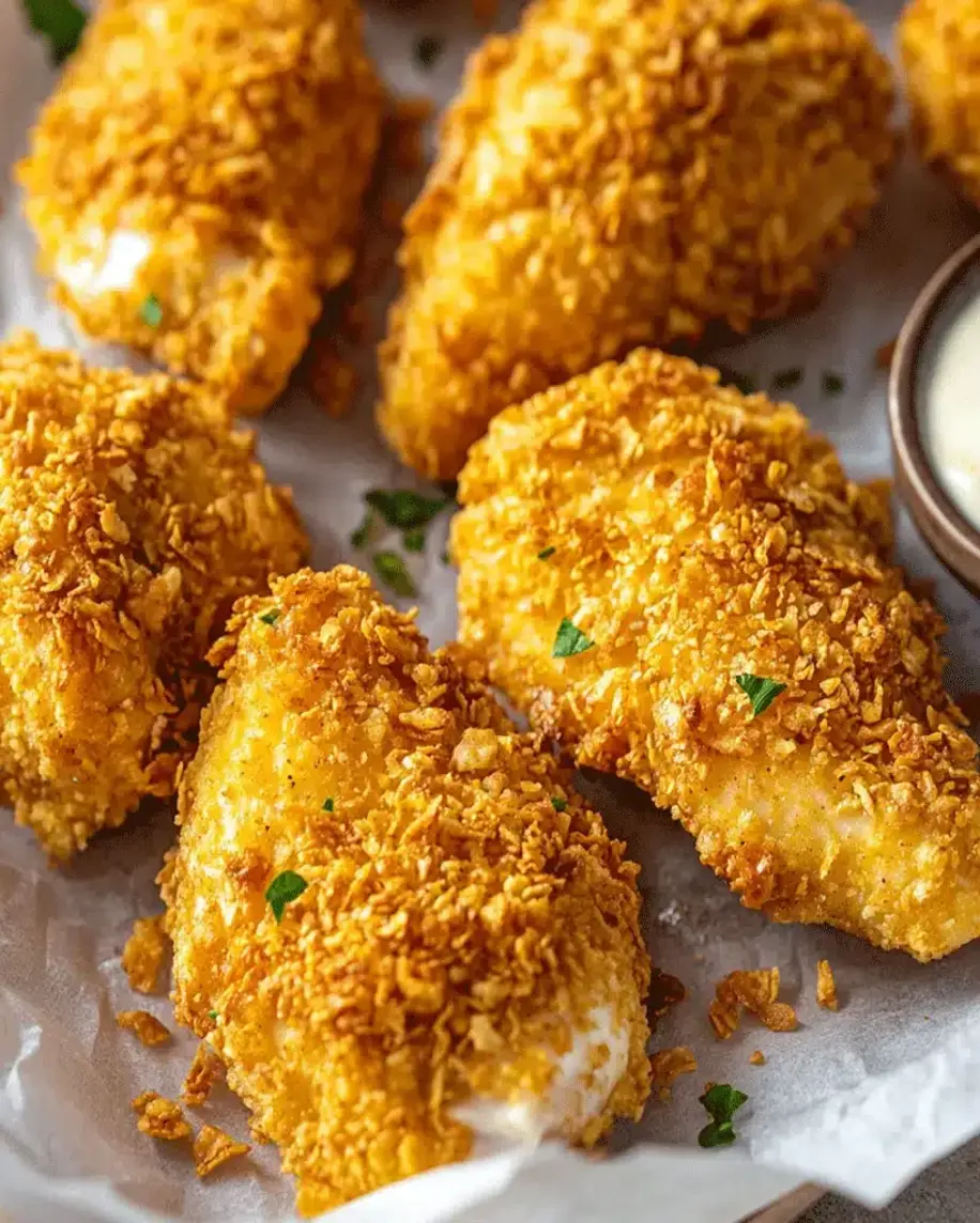 Crispy Crunchy Cornflake Chicken Tenders A Kid Friendly Favorite