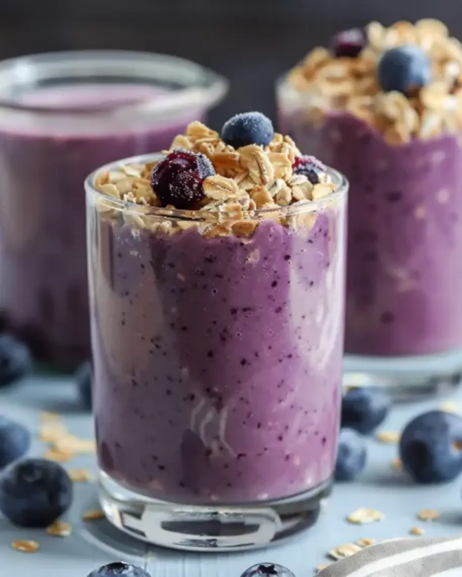 Blueberry Oatmeal Smoothie