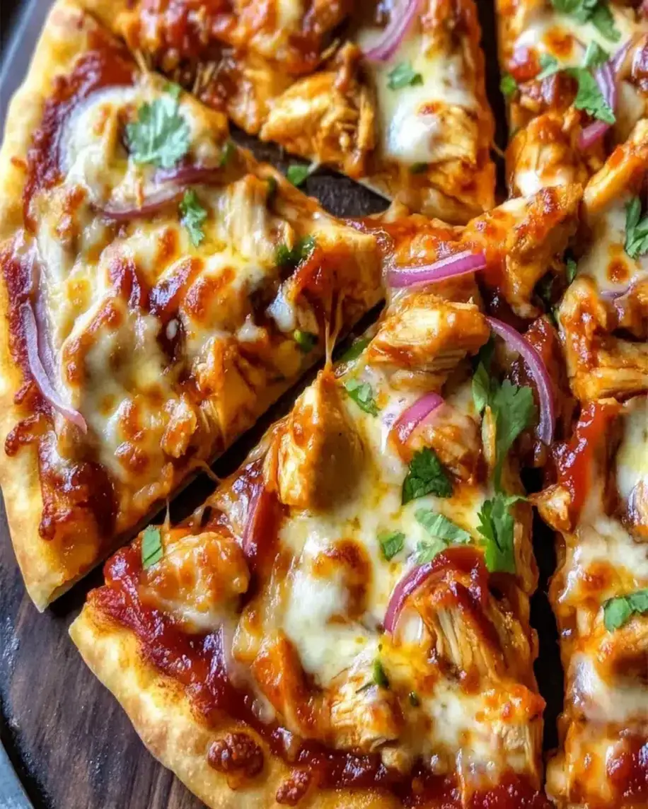 The BEST BBQ Chicken Pizza Recipe EVER Easy Crazy Delicious