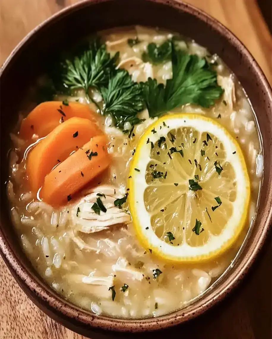 Cozy Lemon Chicken Rice Soup The Ultimate Comfort in a Bowl