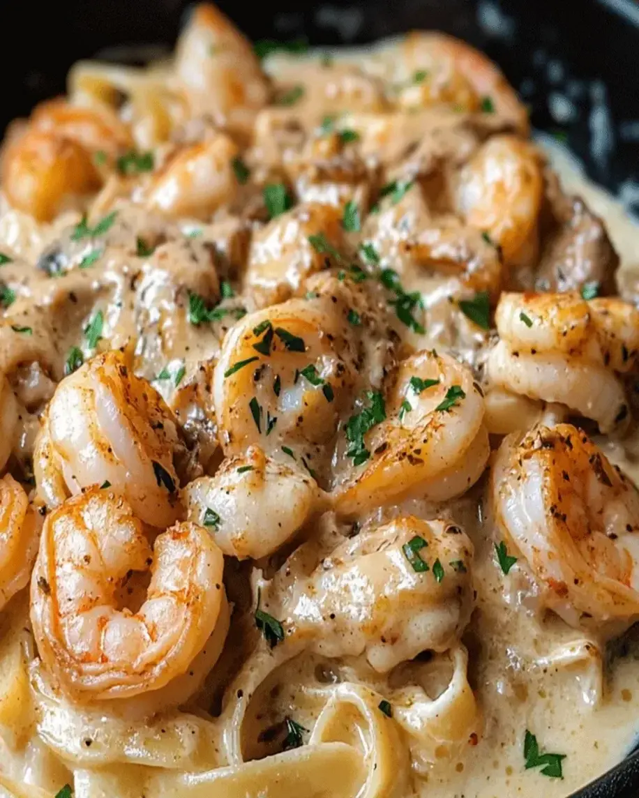 Cajun Chicken Shrimp Alfredo Creamy Spicy Irresistible