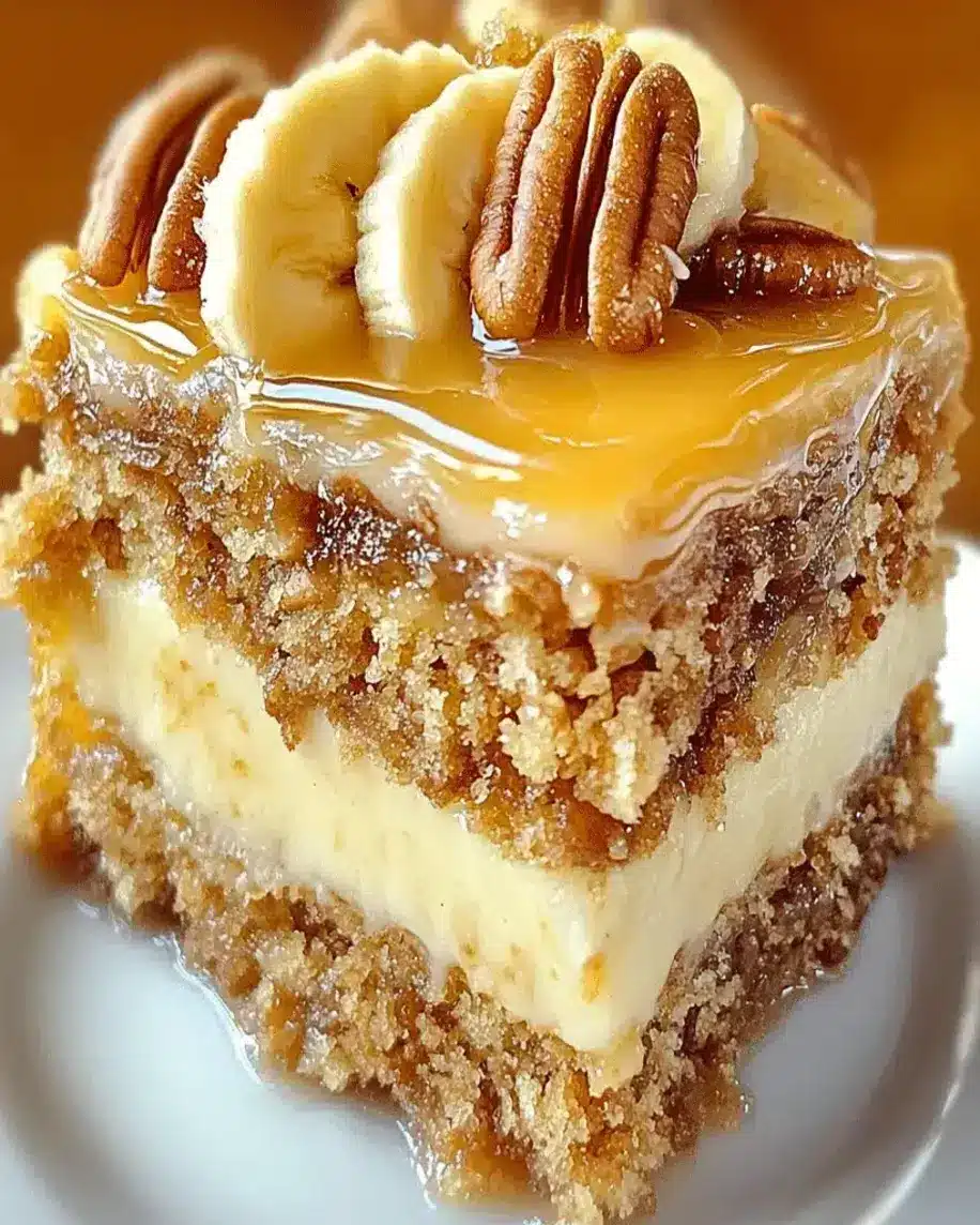 Decadent Caramel Banana Pecan Cake Ultra Moist Irresistible