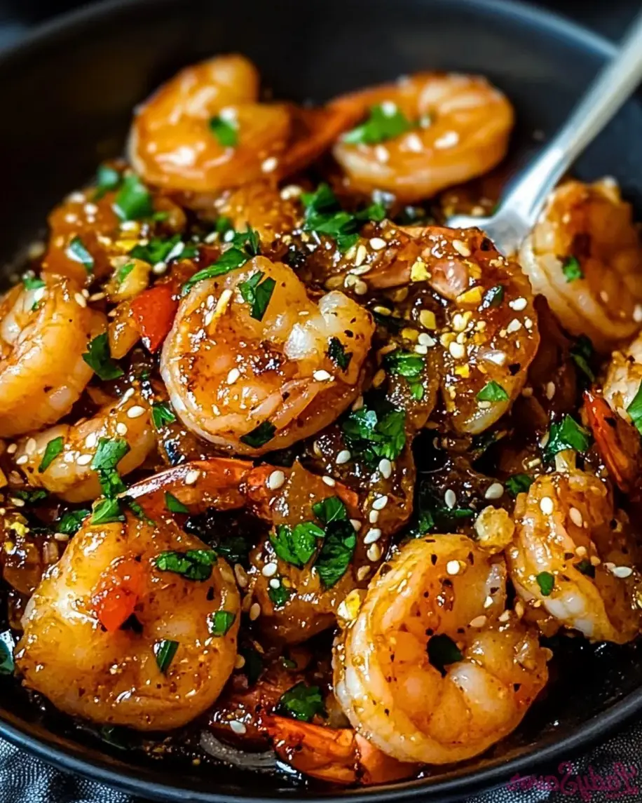 Spicy Lemon Garlic Shrimp