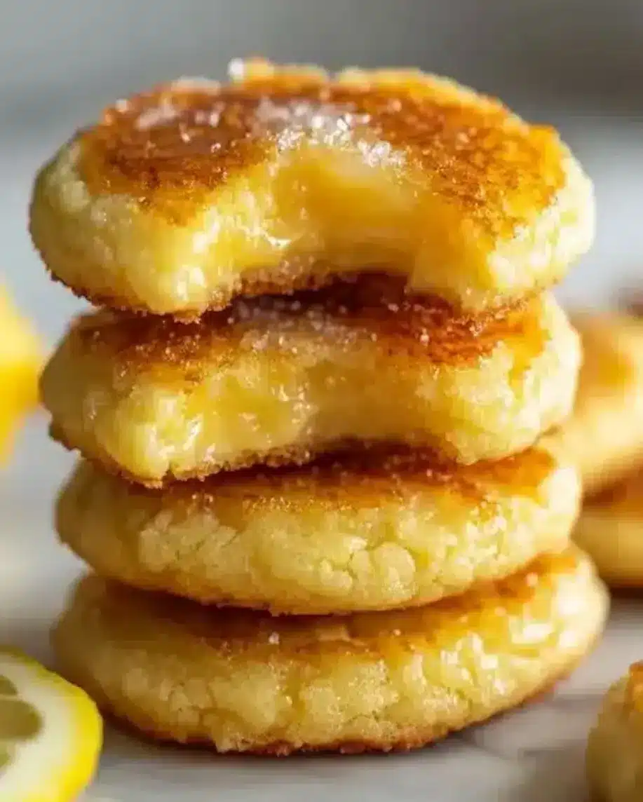 Lemon Curd Crme Brle Cookies Irresistibly Gooey Crisp