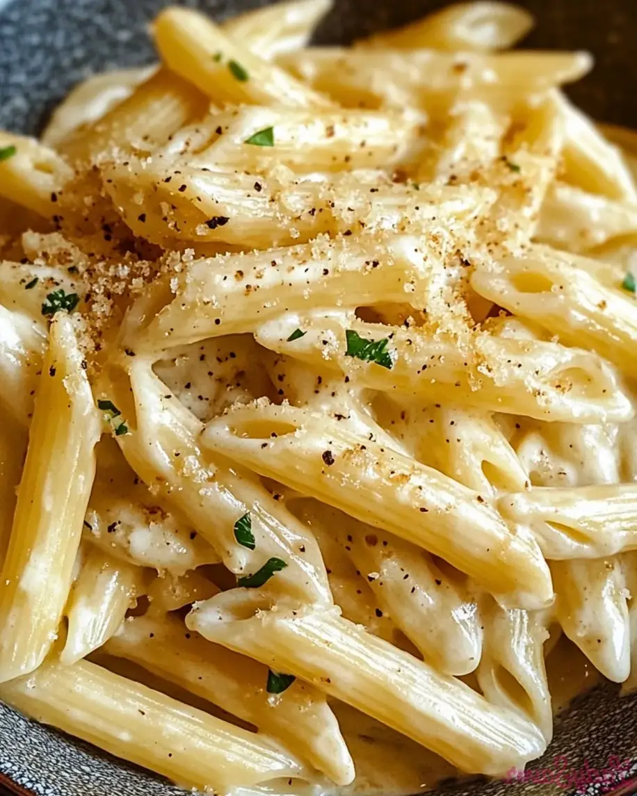 Creamy Garlic Penne Pasta A Comforting Indulgence