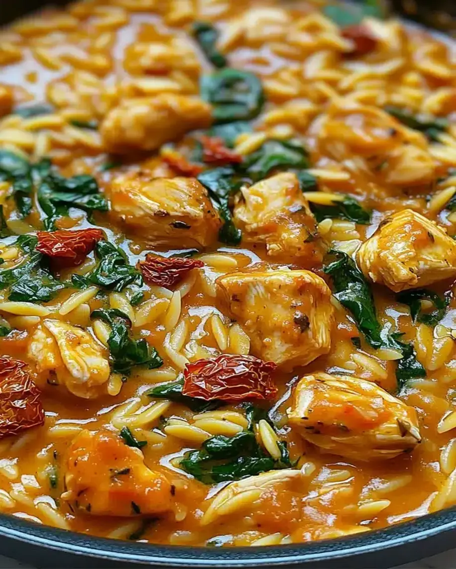 Marry Me Chicken with Risoni Creamy Dreamy One Pan Easy