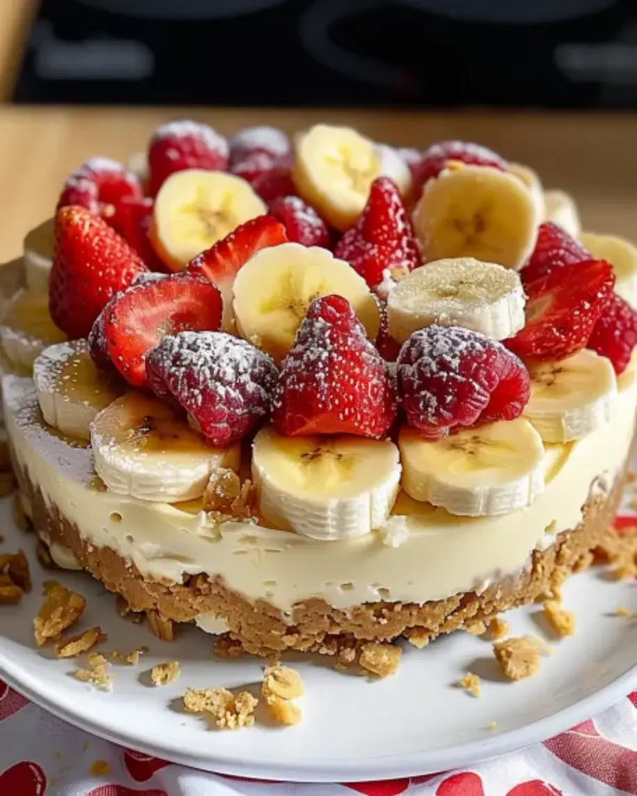Banana Strawberry Cheesecake Fantasy