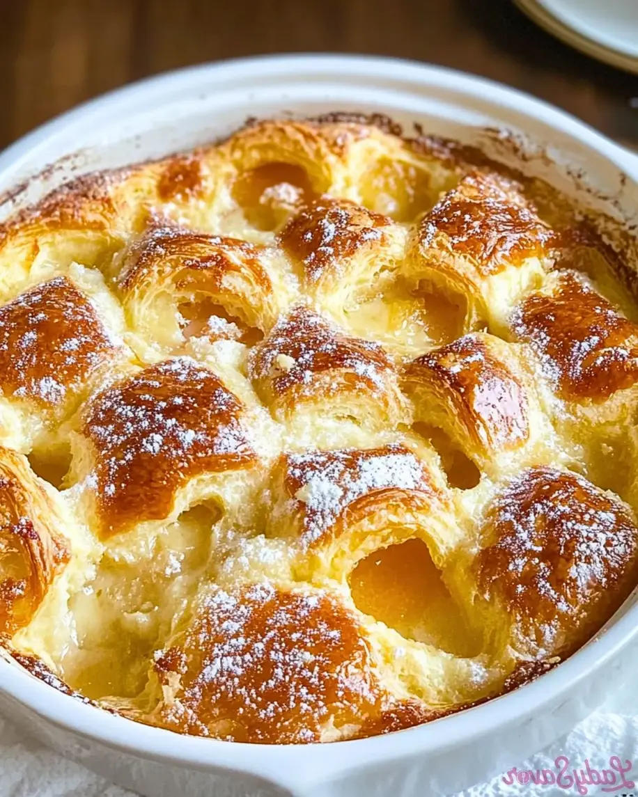 Orange Croissant Breakfast Bake