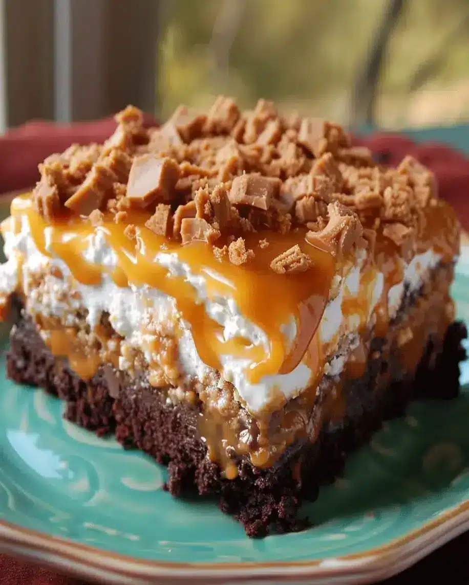 Butterfinger Poke Cake The Ultimate Irresistible Dessert
