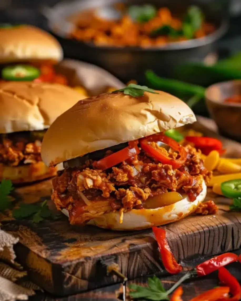 Cajun Chicken Sloppy Joes