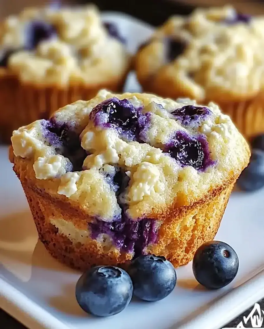 Blueberry Cottage Cheese Muffins Fluffy Protein Packed Delicious
