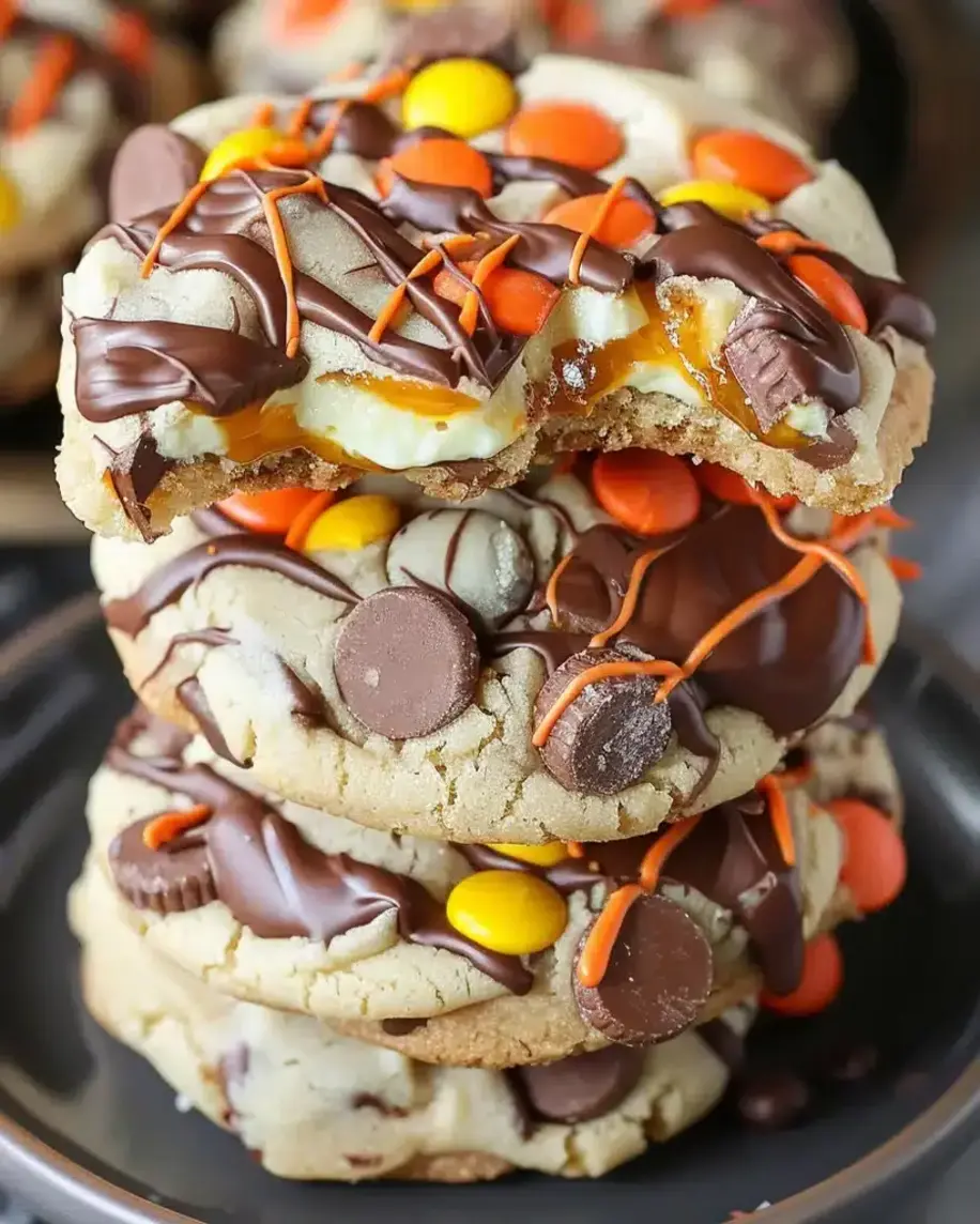 Soft Gooey Reeses Cheesecake Cookies Easy Irresistible Treat