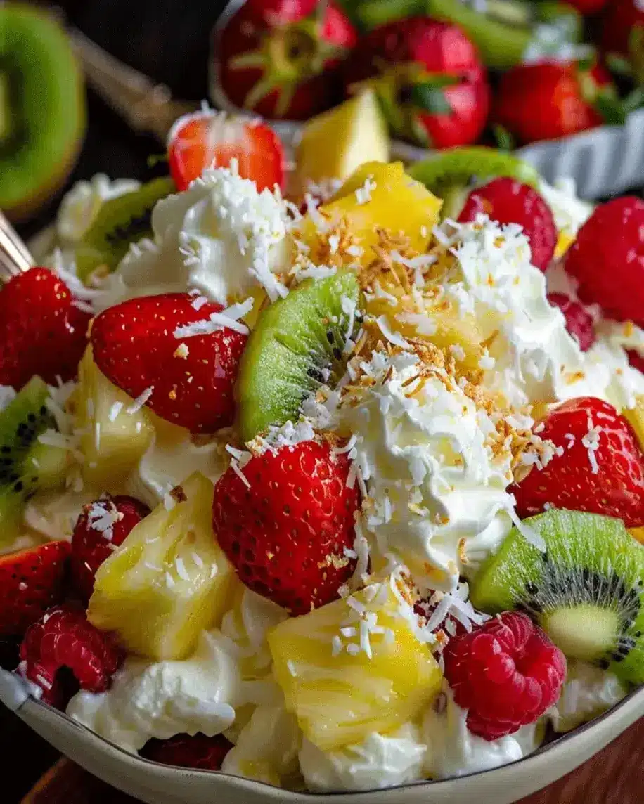 Hawaiian Cheesecake Salad The Ultimate Tropical Dessert
