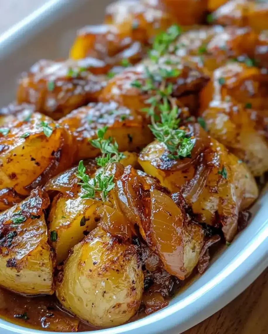 Easy French Onion Potato Bake Recipe Cheesy Creamy Irresistible