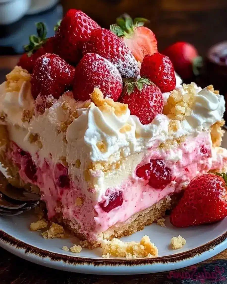 The Ultimate Strawberry Cheesecake Dump Cake