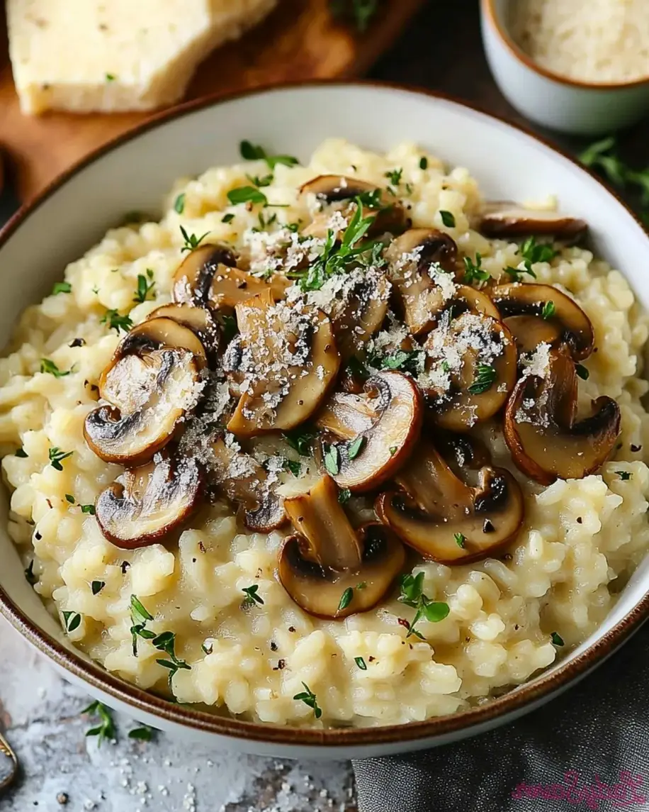 Creamy Mushroom Risotto