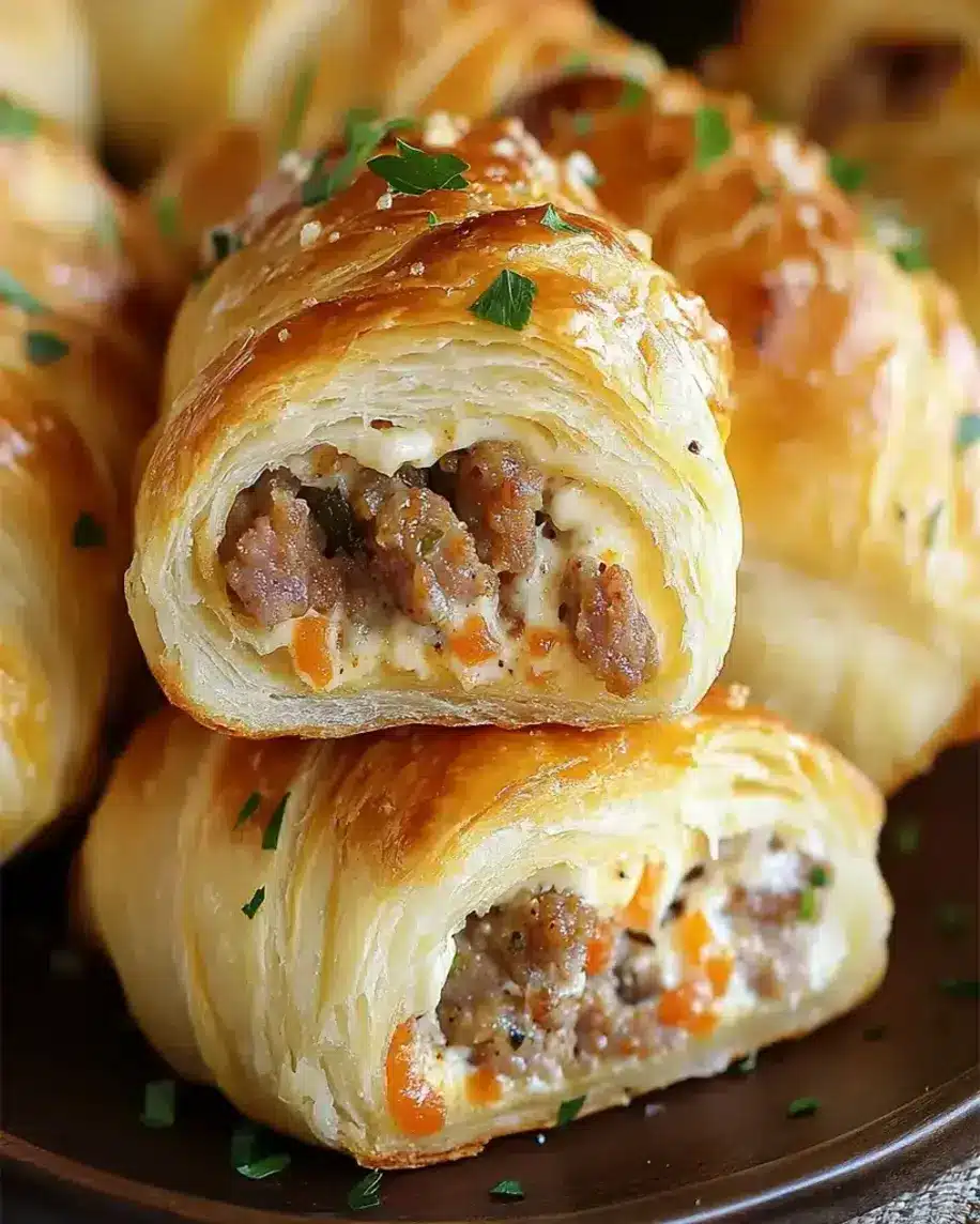 Savory Rotel Sausage Cream Cheese Crescent Rolls A Must Try Appetizer