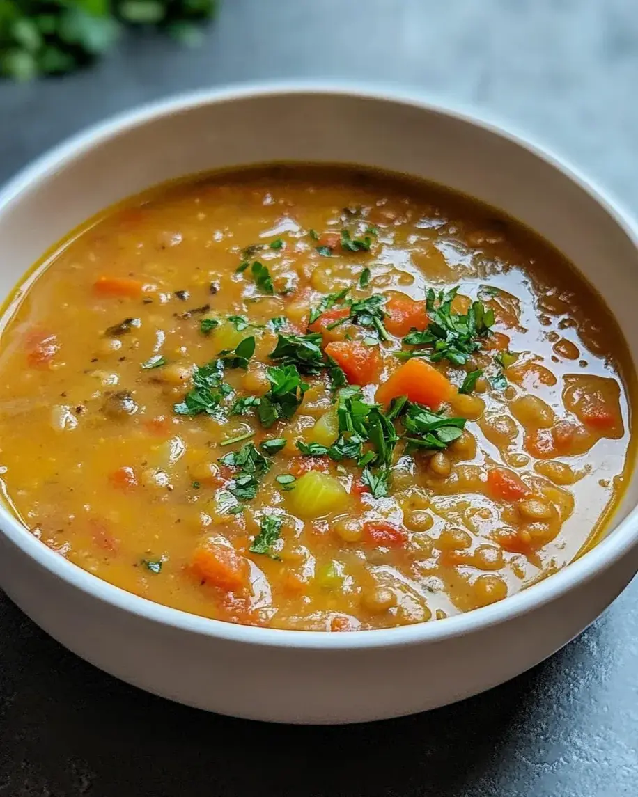 Hearty Vegetarian Lentil Soup A Flavorful Delight Awaits