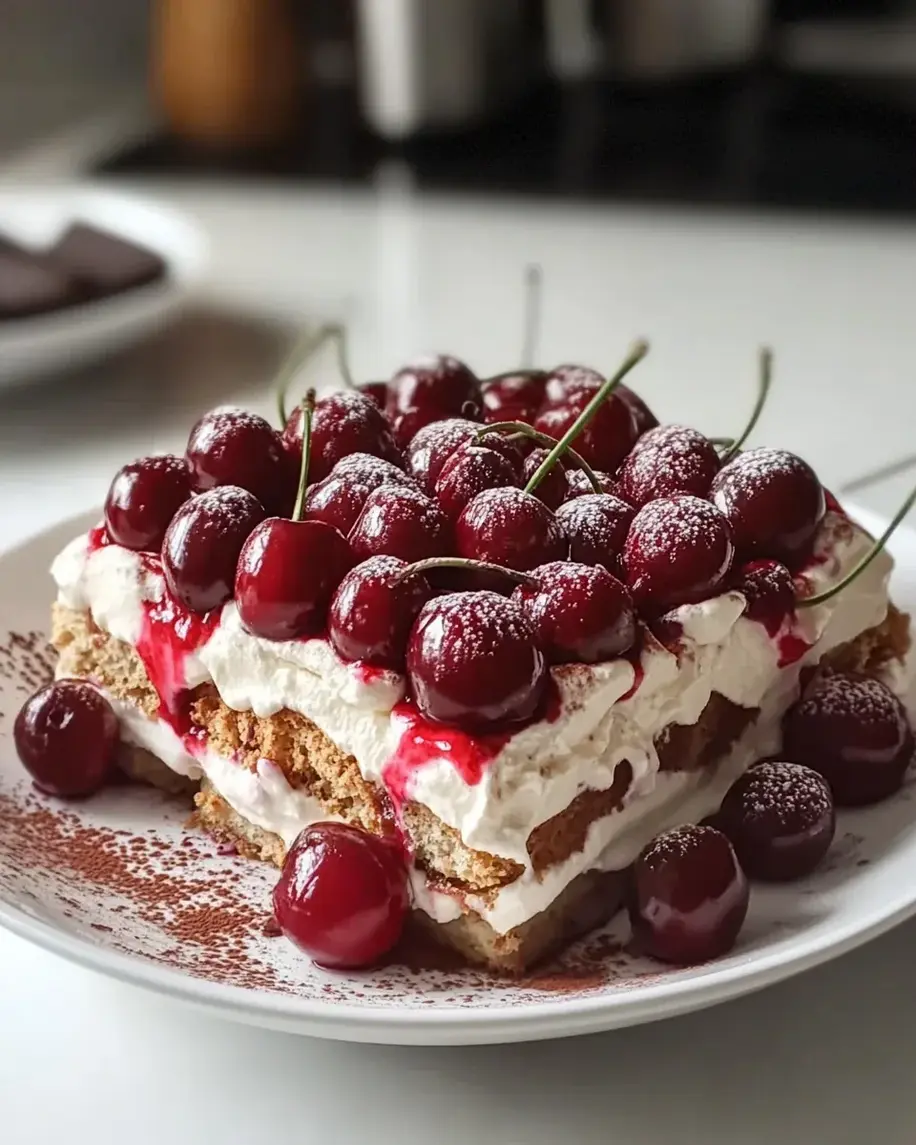 Cherry Amaretto Tiramisu