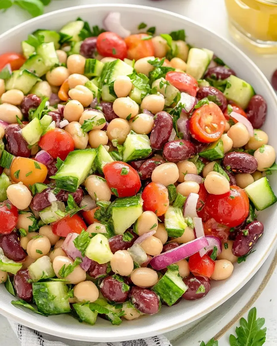 Mediterranean Bean Salad