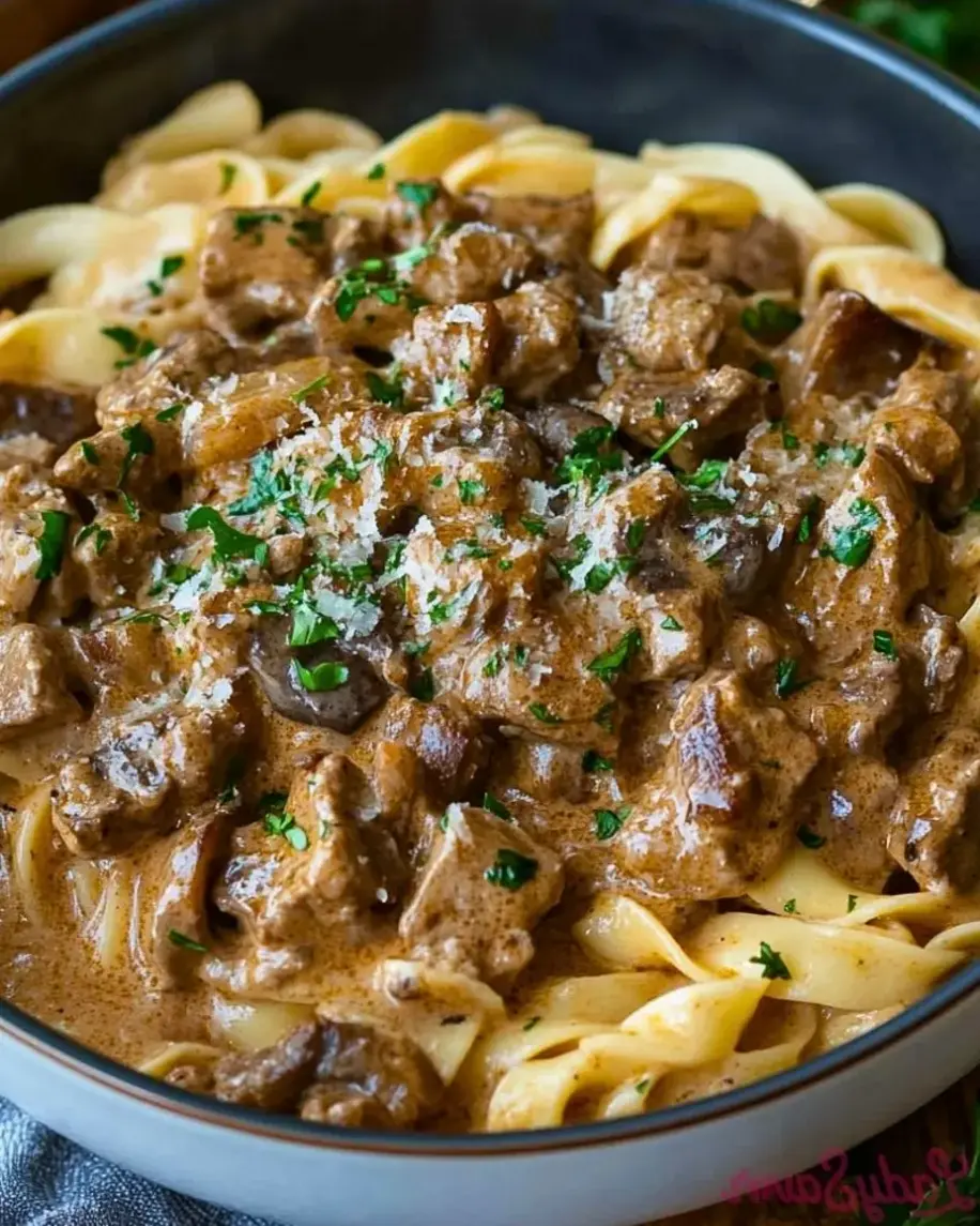Easy Beef Stroganoff