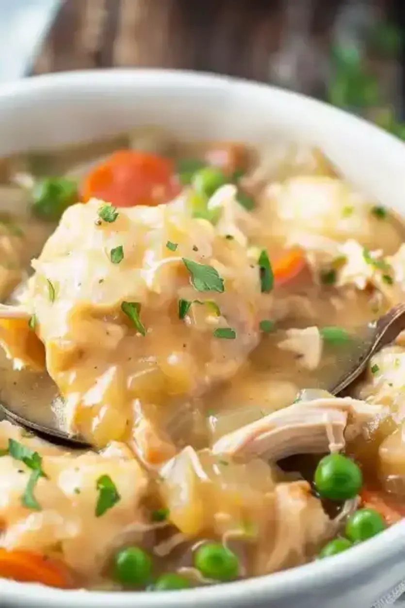 Slow Cooker Chicken and Dumplings