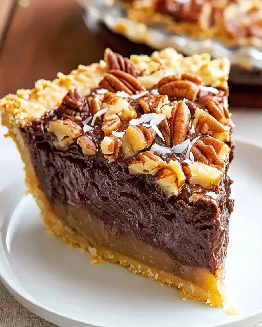 Gooey Caramel Chocolate Pie The Dessert You NEED to Try