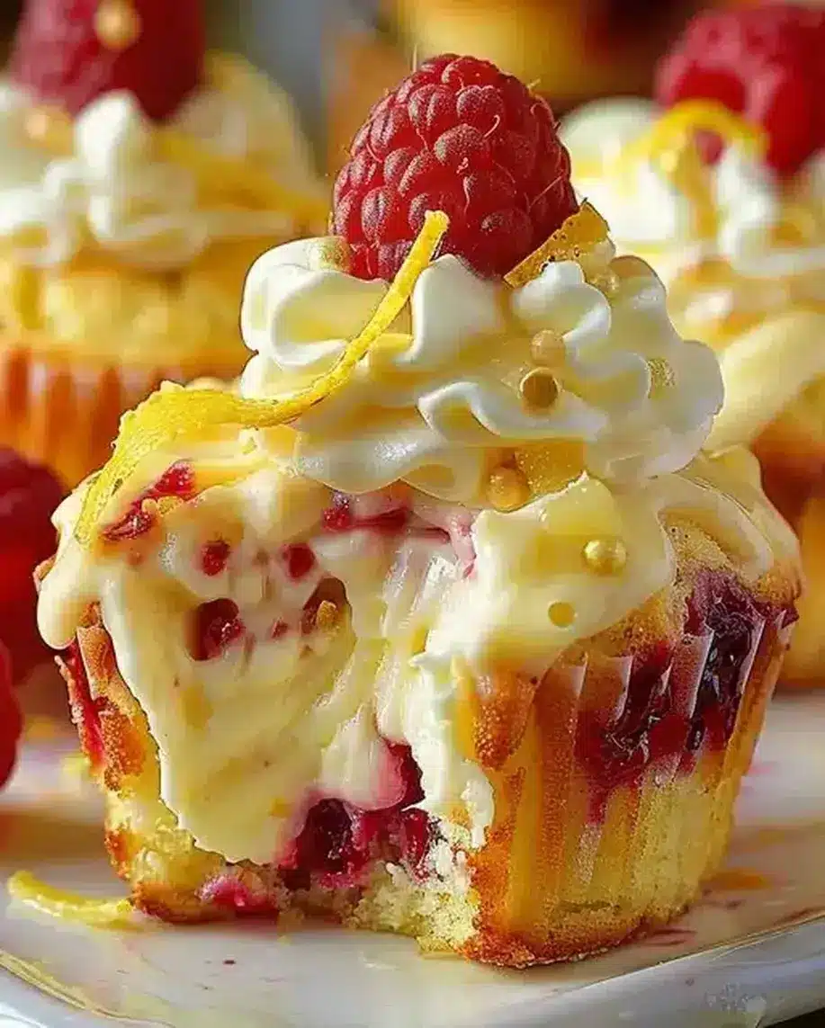 Raspberry Lemon Heaven Cupcakes Easy and Delicious Recipe