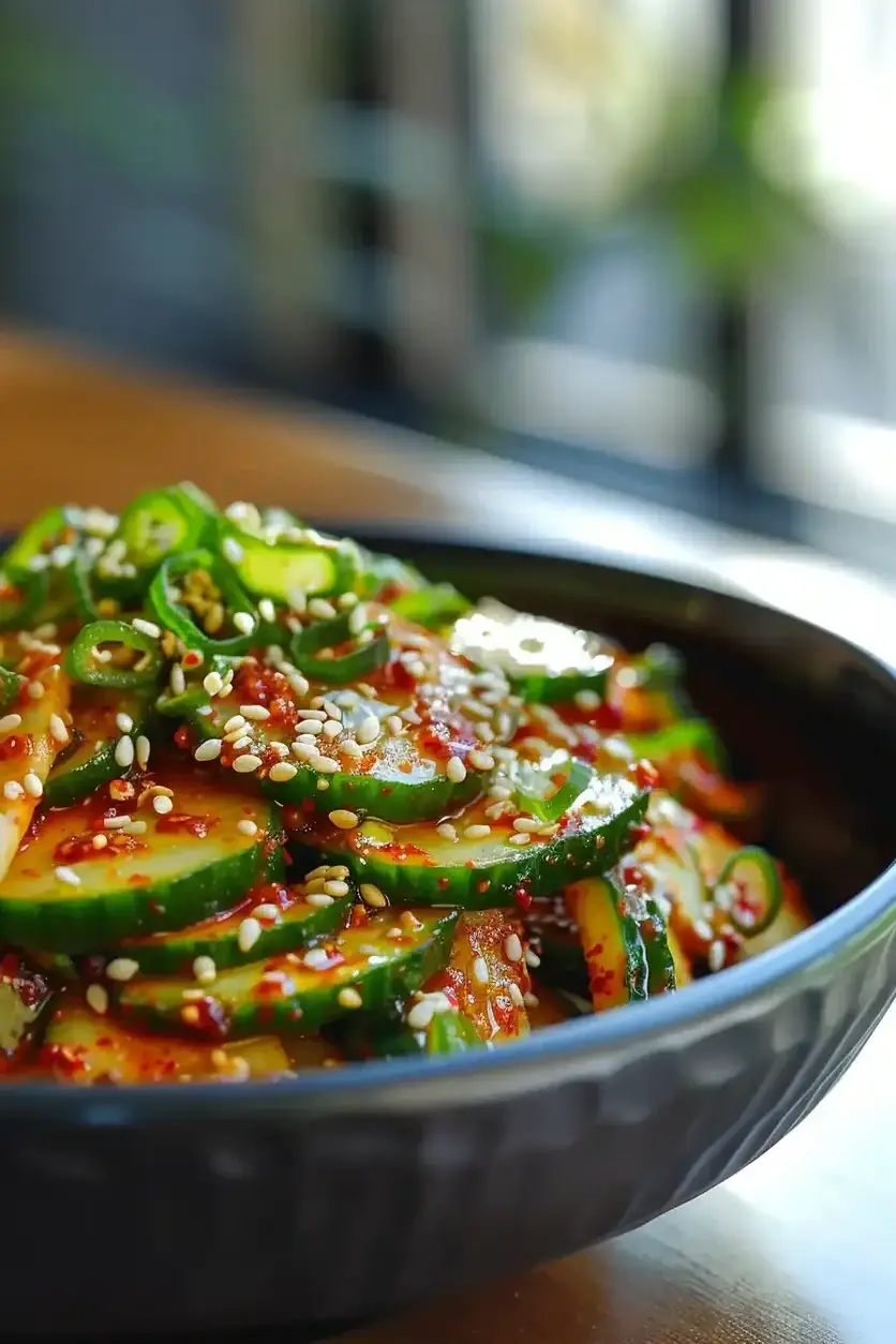 Spicy Korean Cucumber Salad A Refreshing Twist