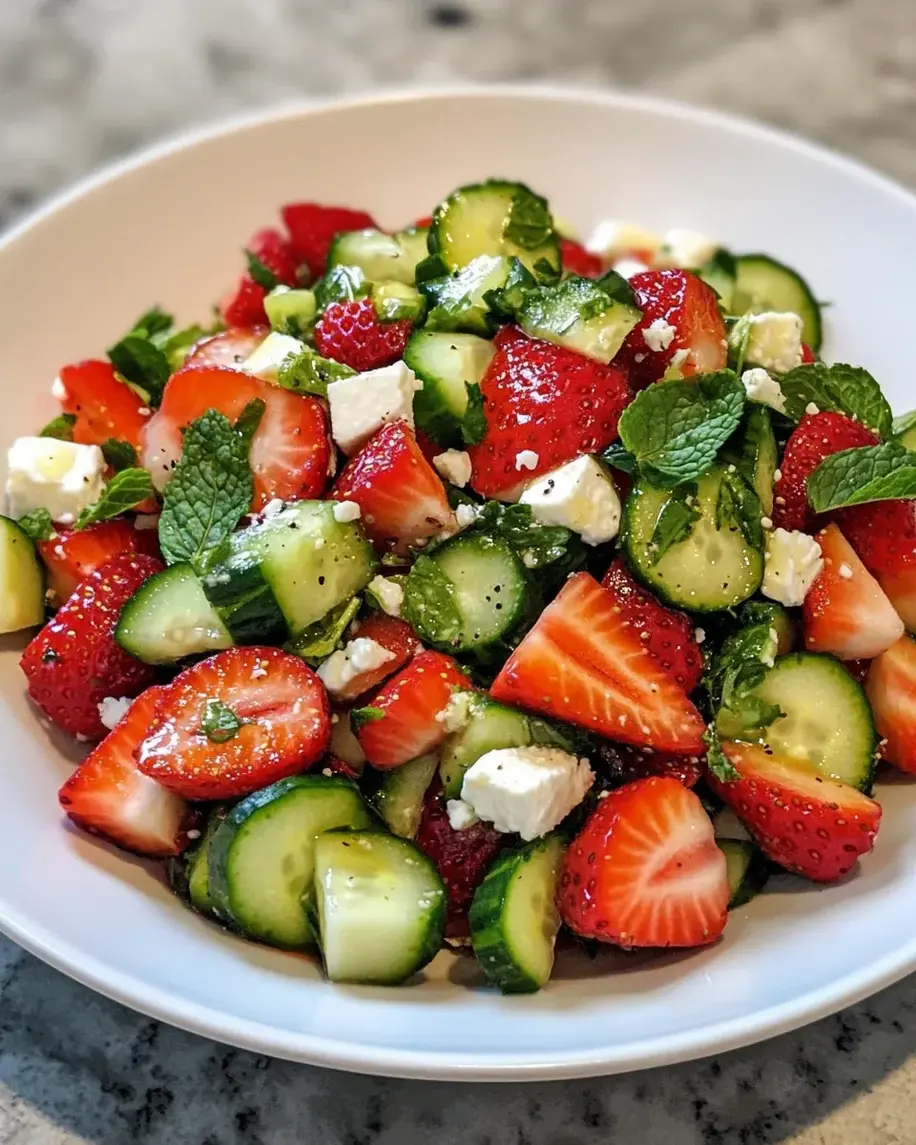 Strawberry Cucumber Salad Recipe
