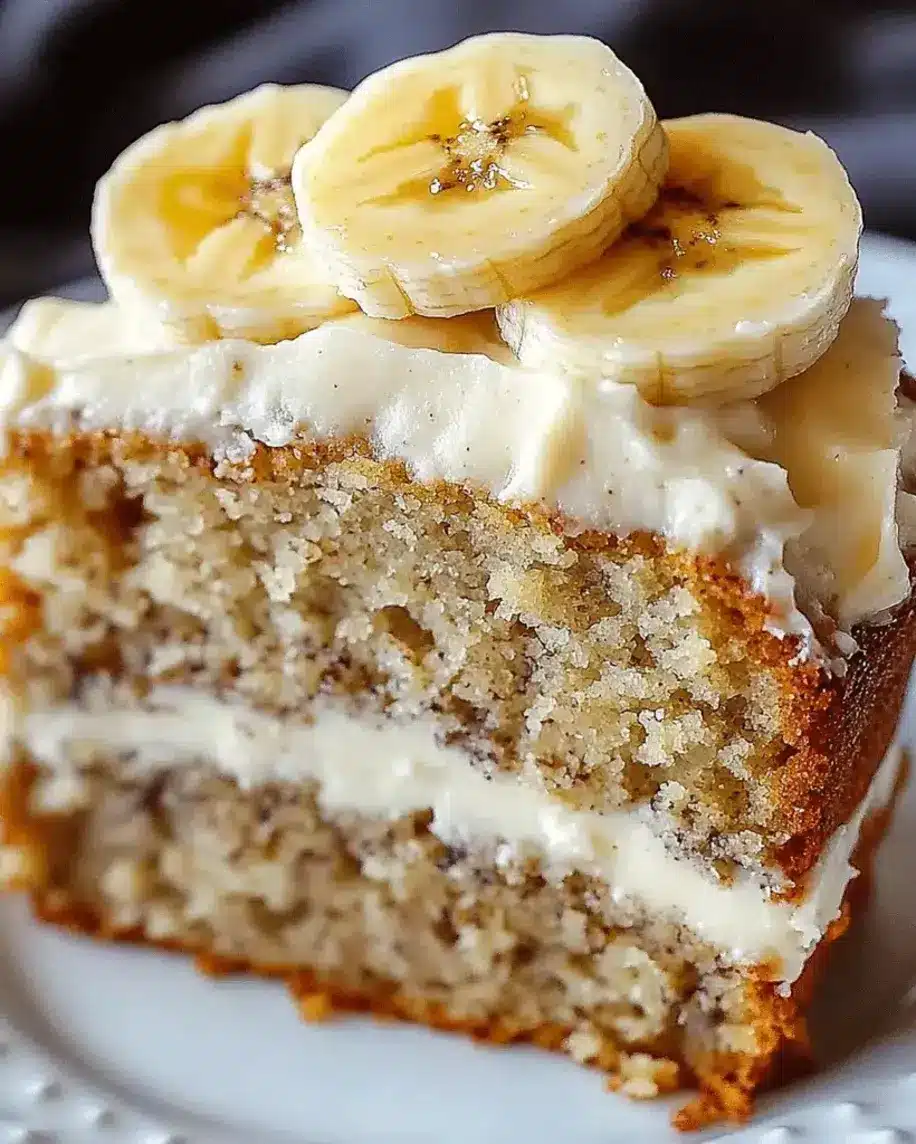 Easy Banana Bread Cake with Cream Cheese Frosting So Moist Dreamy
