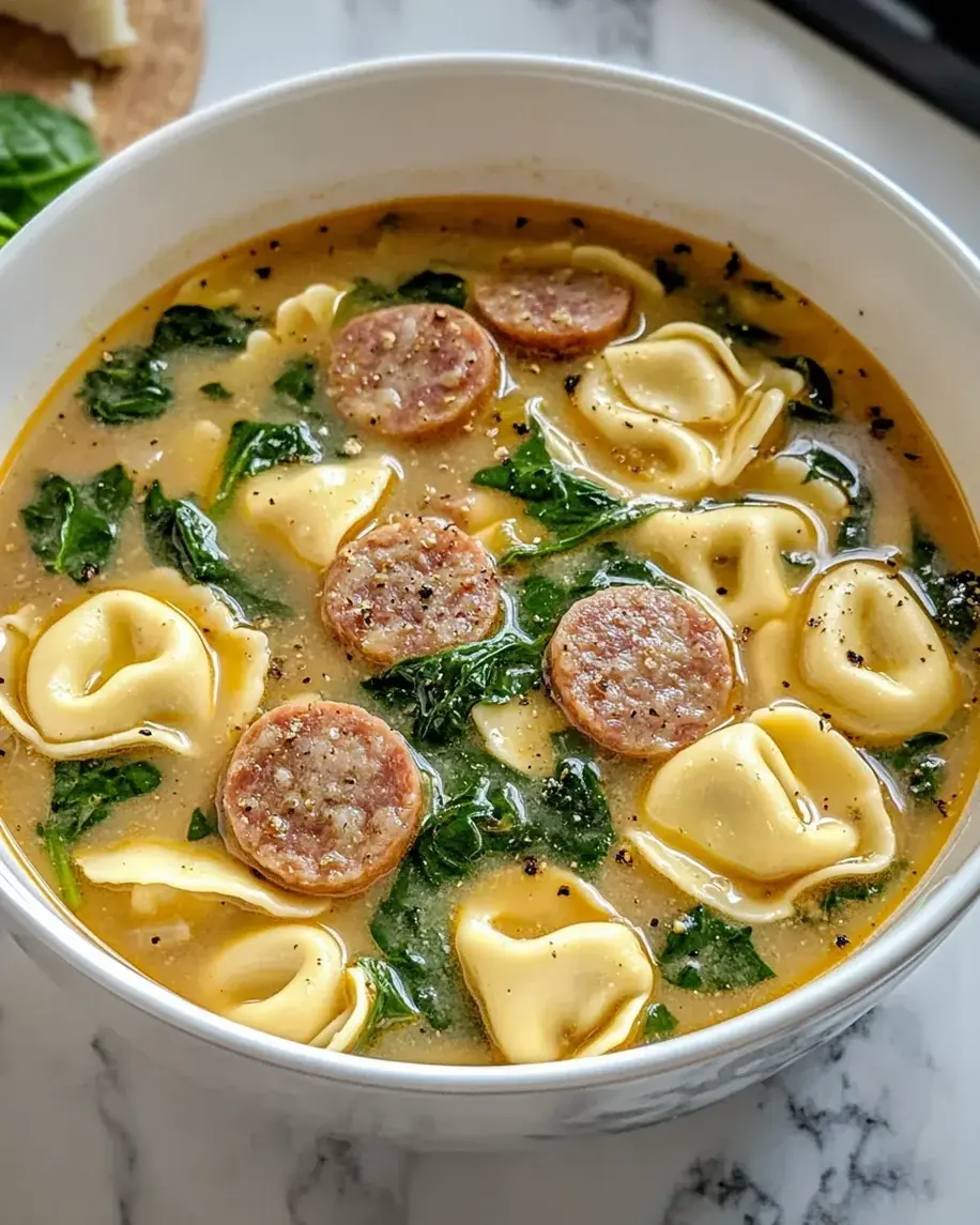Sausage Tortellini Soup A Cozy Comfort in Minutes