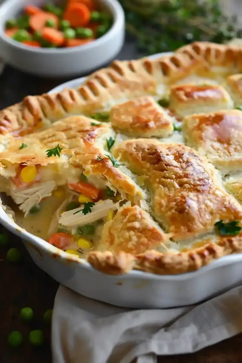 Cheddar Bay Chicken Pot Pie Bake Comfort in Every Bite