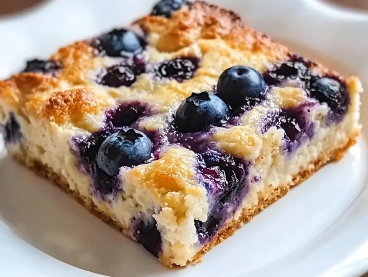 Blueberry Cottage Cheese Breakfast Bake Recipe