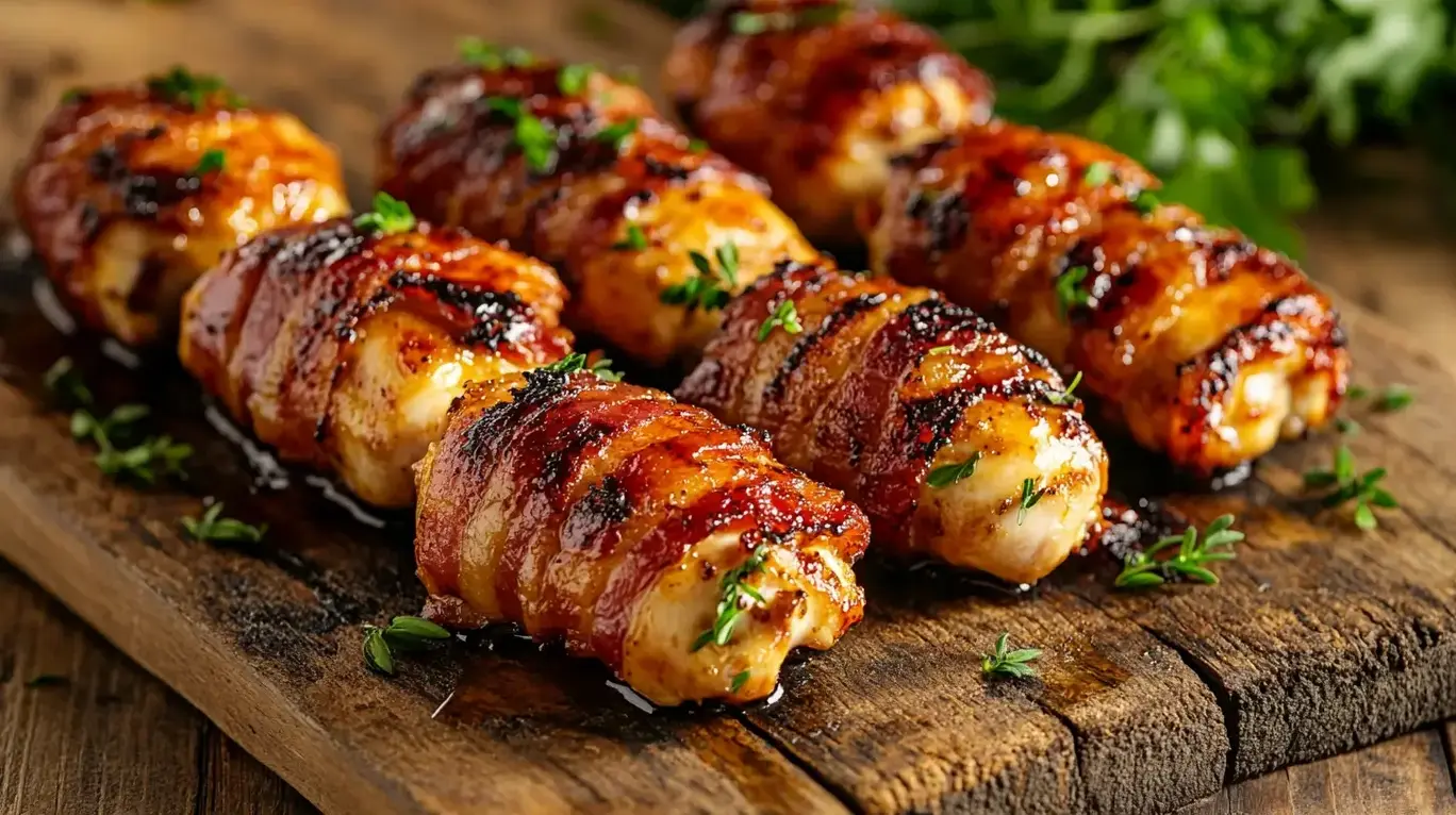 How To Make Brown Sugar Bacon Wrapped Chicken