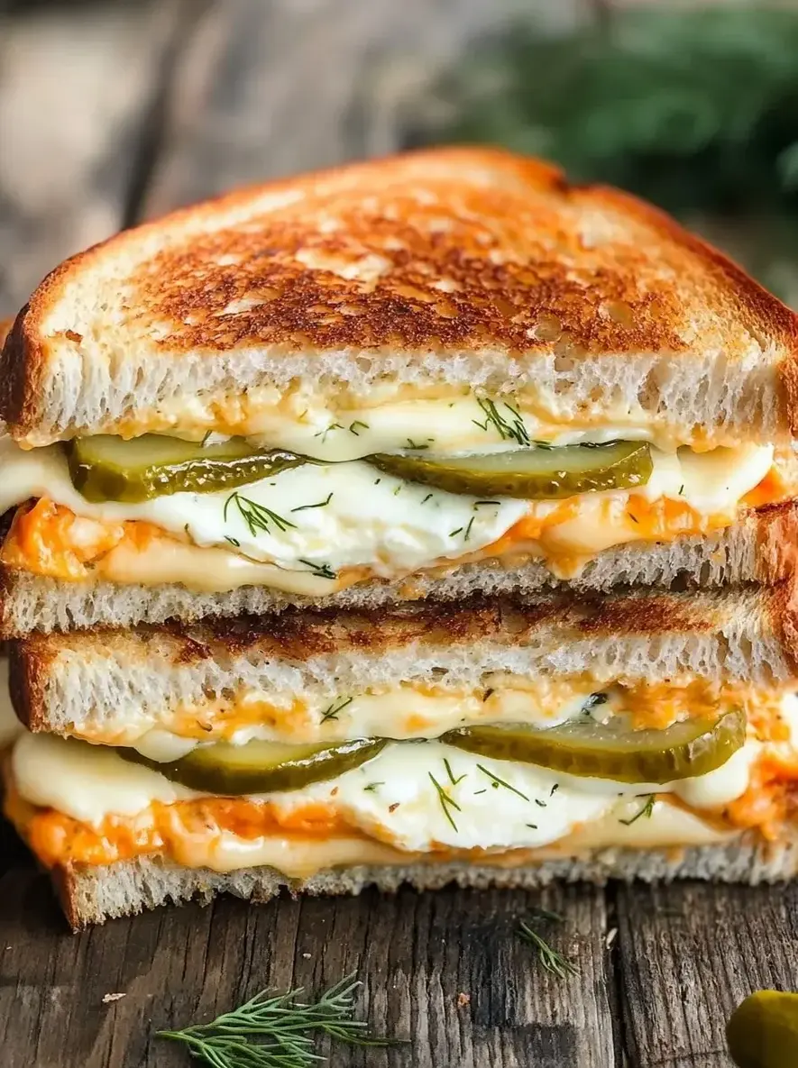 Dill Pickle Grilled Cheese