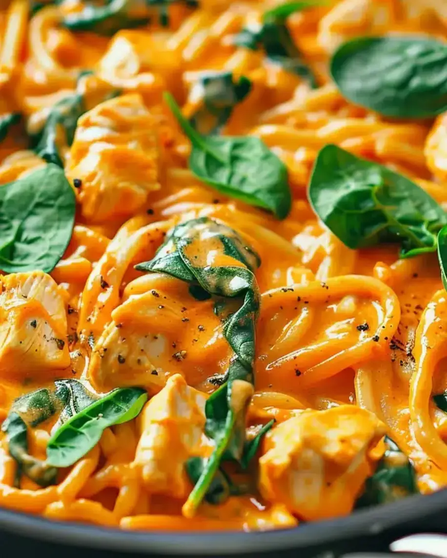 Buffalo Chicken Spinach Alfredo The Ultimate Creamy Pasta You NEED to Try