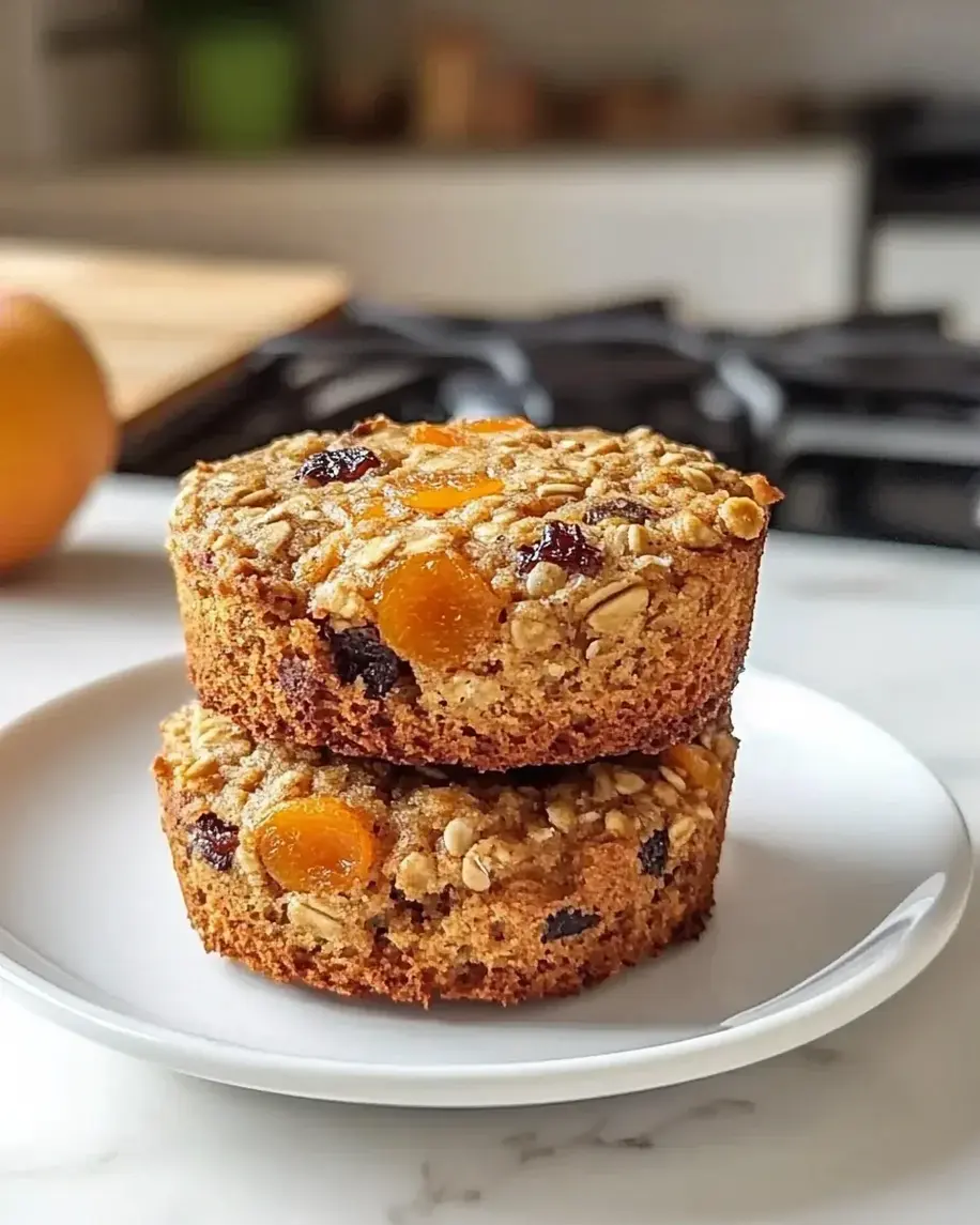 Sugar Free Oatmeal Apple Carrot Muffins