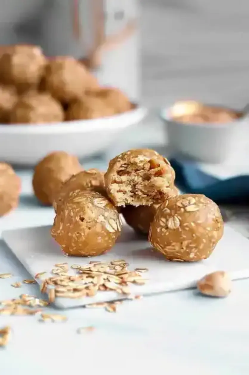 Easy Peanut Butter Oatmeal Balls Energy Boosting