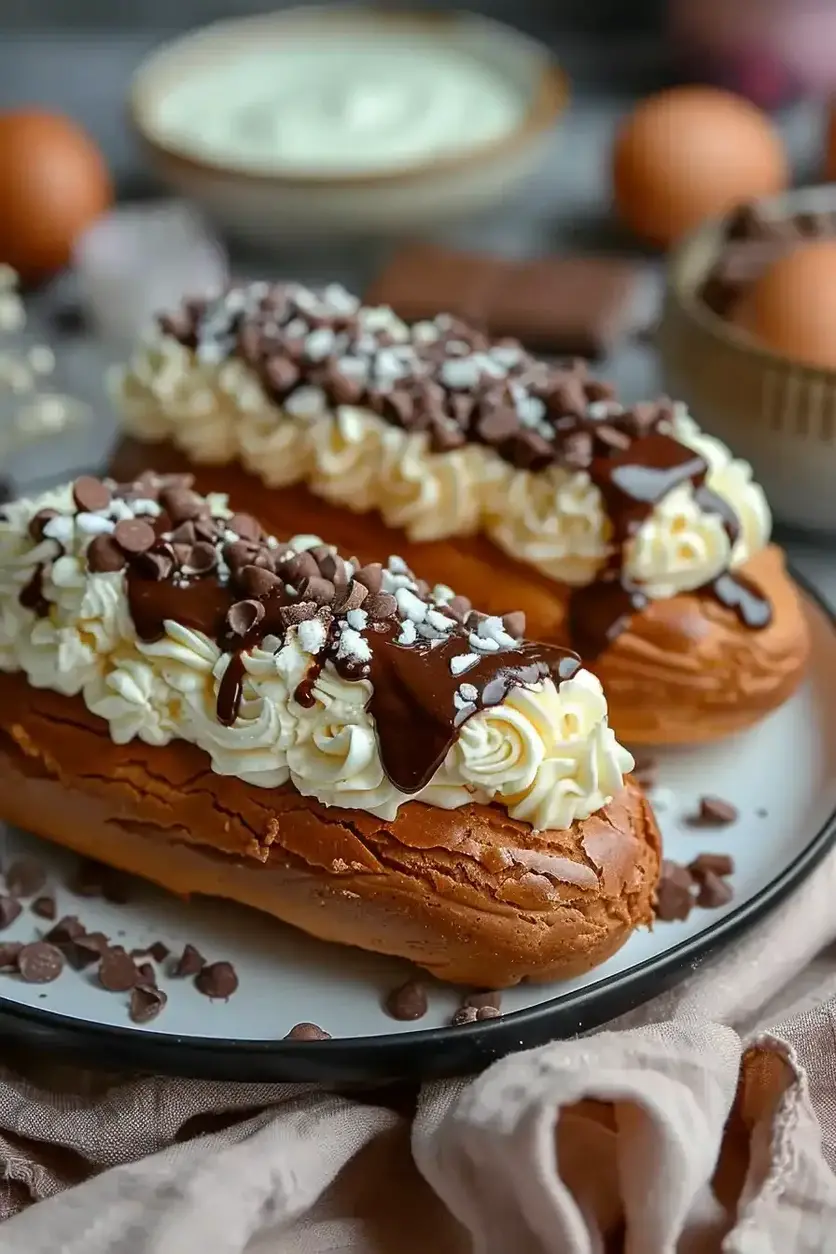Heavenly Homemade French Eclairs