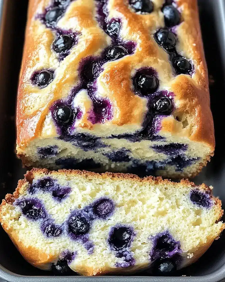 Blueberry cream cheese sourdough bread