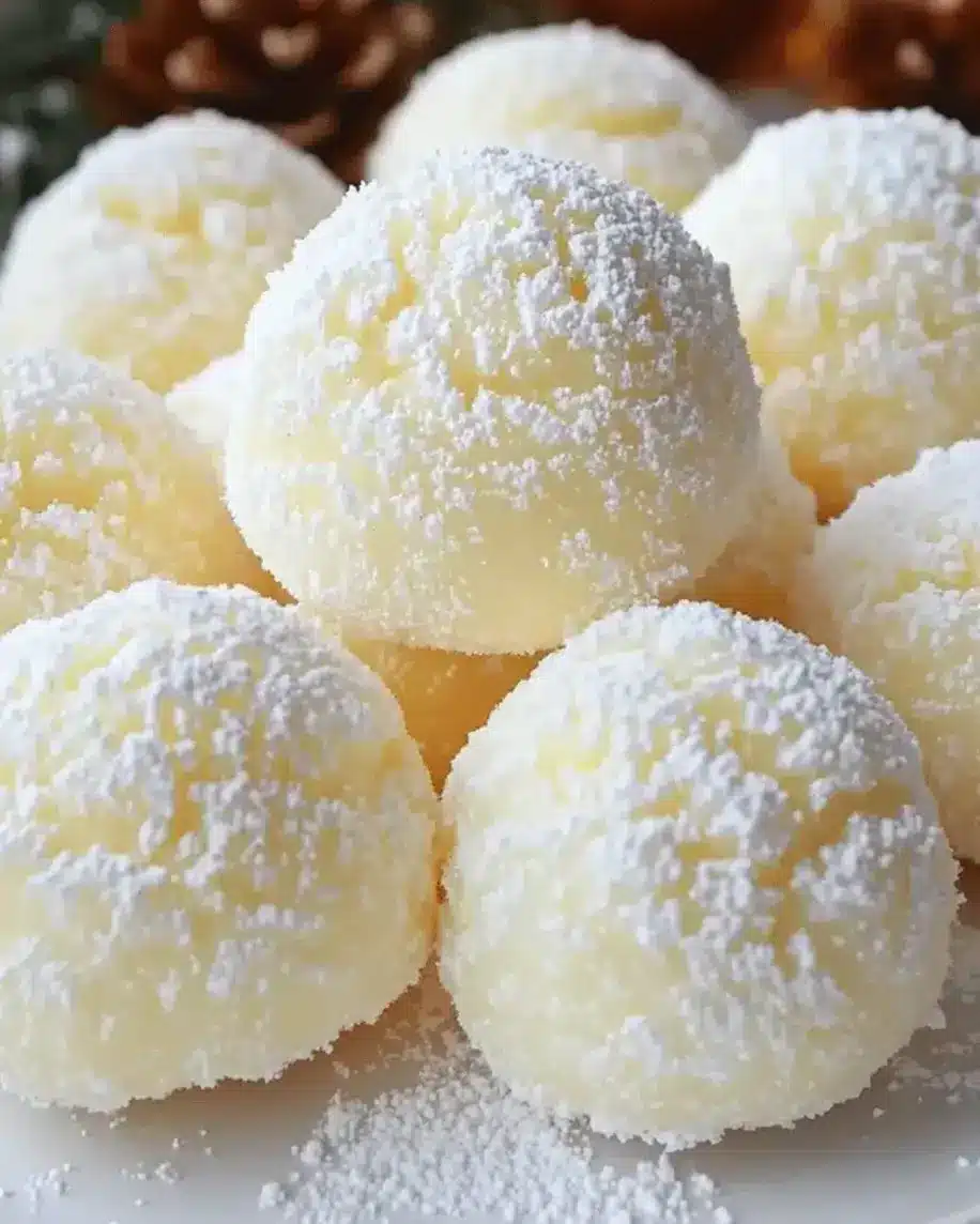 Irresistible Sweetened Condensed Milk Snowballs No Bake Melt in Your Mouth