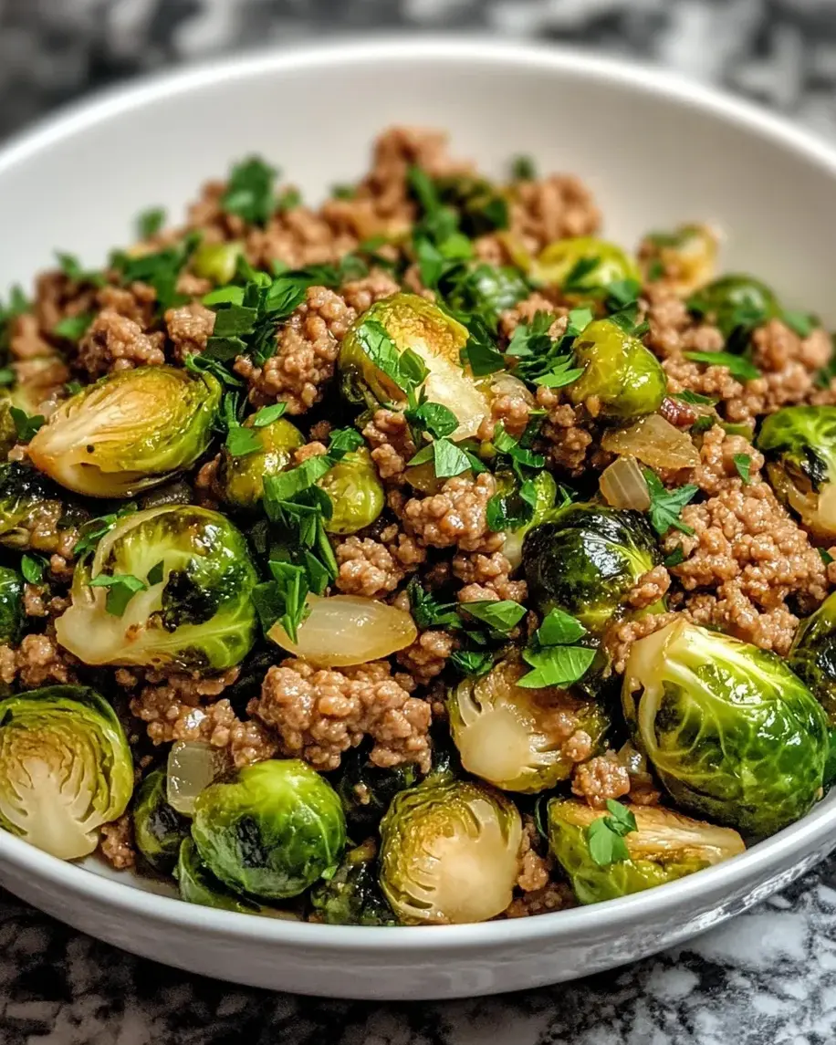 Brussels Sprouts Ground Turkey Skillet A Healthy Delight